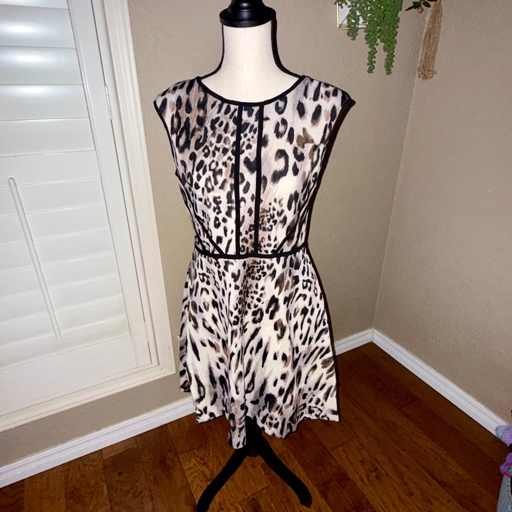 Fierce Studio One Eleven Leopard Print Sleeveless Dress - Women’s Size 8